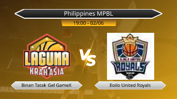 Philippines MPBL Binan Tatak Gel GameX VS Iloilo United Royals