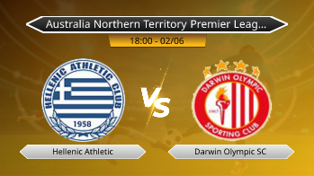 Australia Northern Territory Premier League Hellenic Athletic VS Darwin Olympic SC